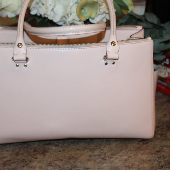 Kate Spade New York large pink leather tote with compartements EUC - Picture 4 of 16